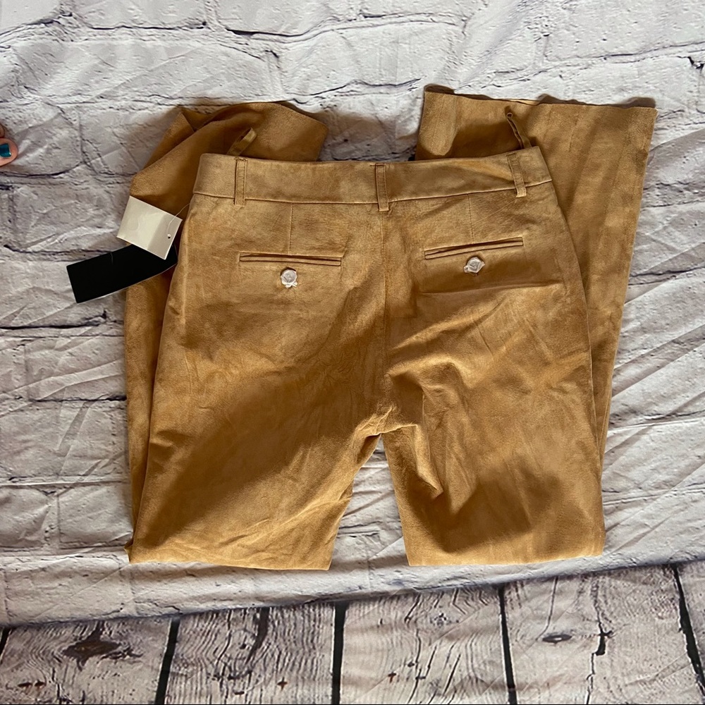 NWT Suede Flares